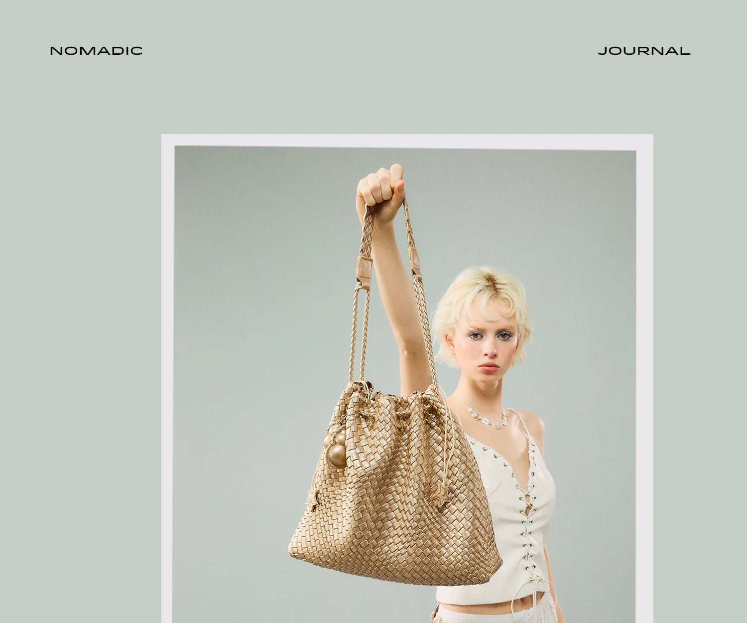 JACD Hand-woven Bag Large Capacity Tote Bag