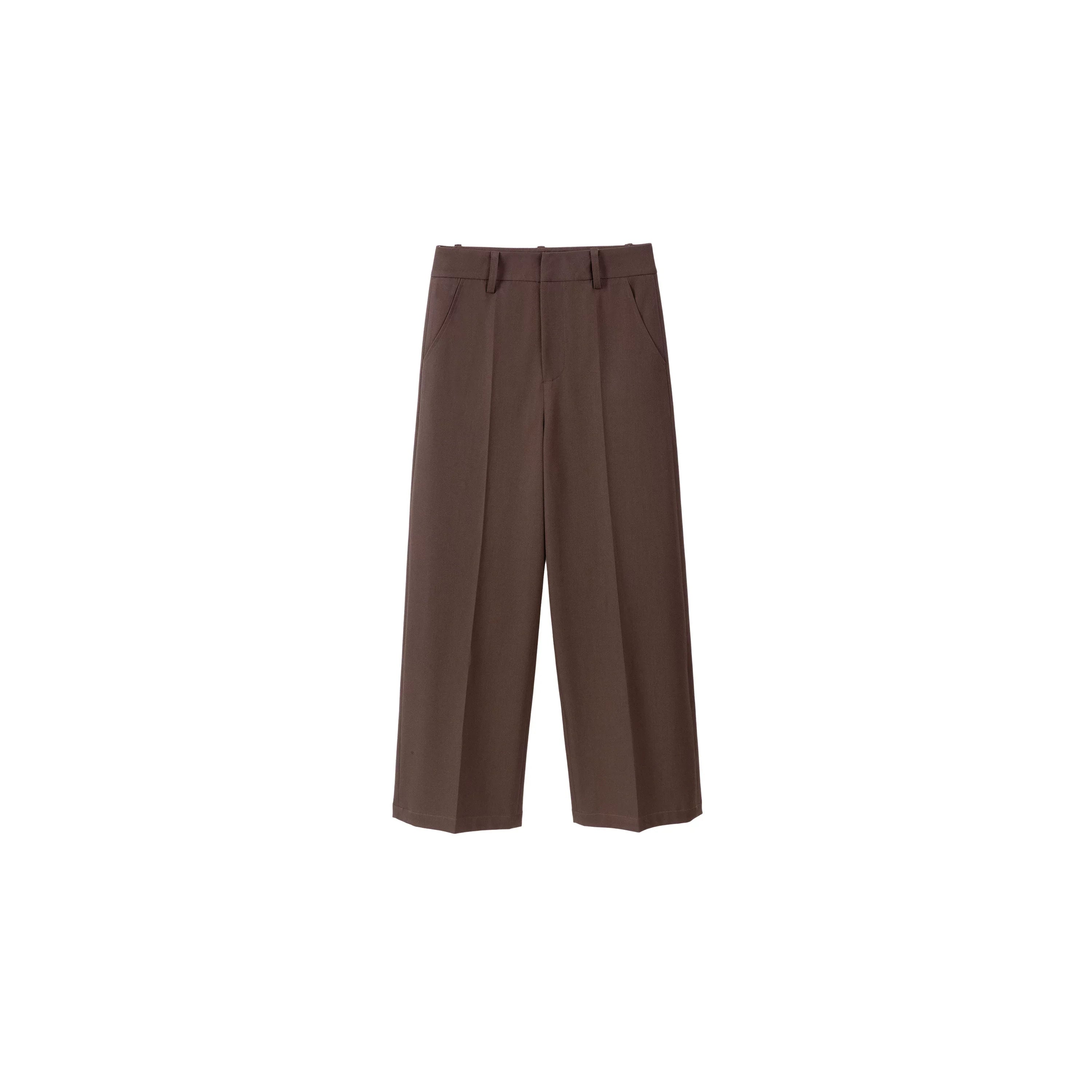 PLUS NO LOGO Drape Anti-wrinkle A-shaped Trousers