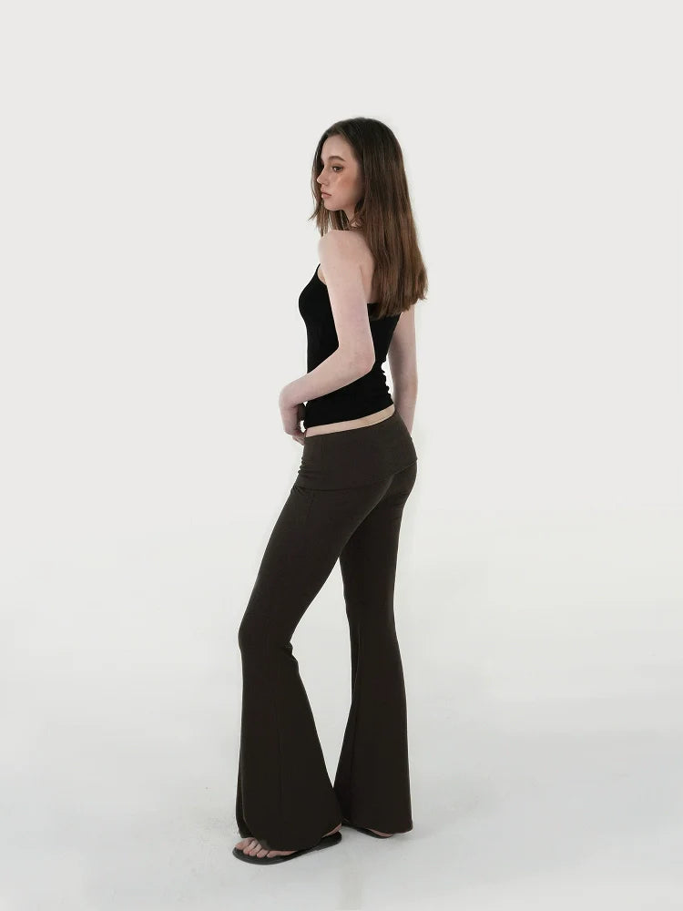 Jim Kennet Cuffed Waist Knitted Pants