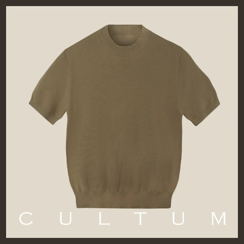 CULTUM Light Breathable Casual Knitwear Tee