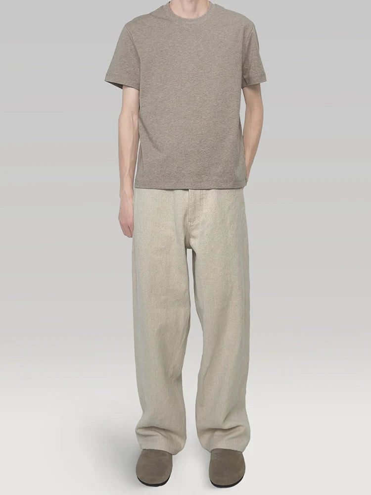 PLUS NO LOGO Casual Front Shoulder Short Sleeve Fitness Tee