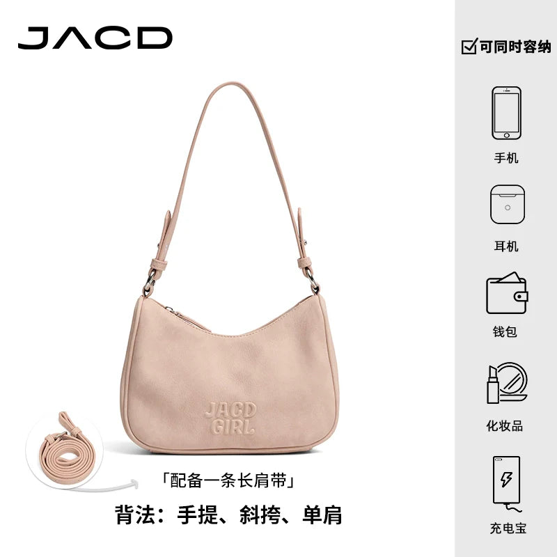 JACD Commuter Crescent Versatile Shoulder Messenger Bag