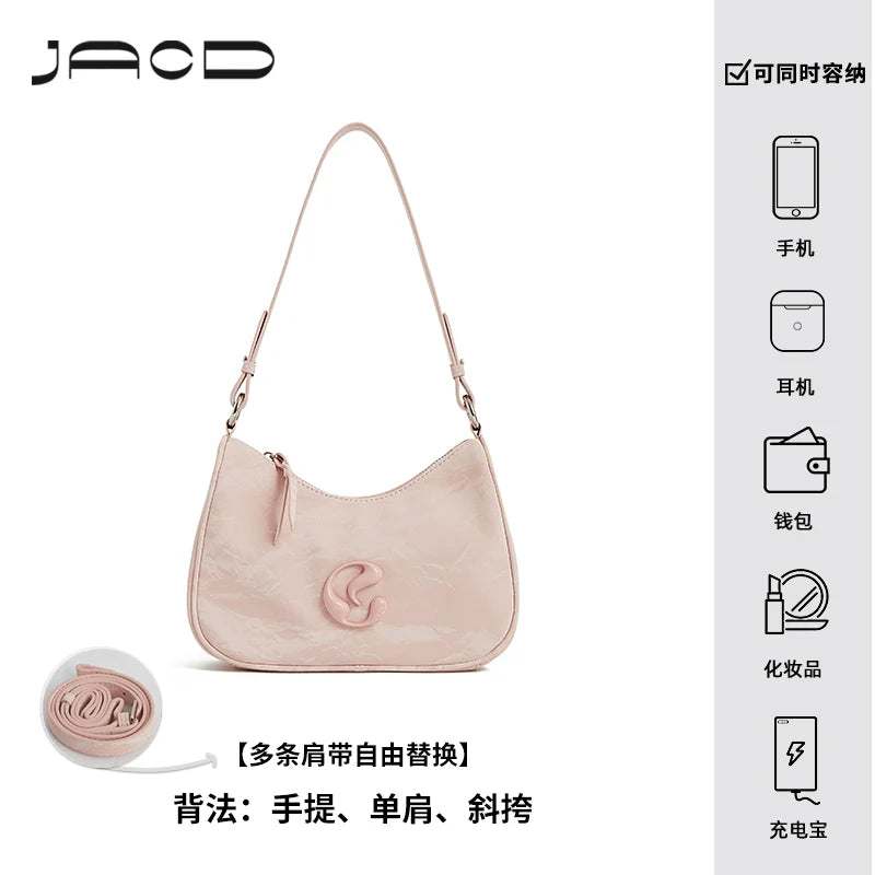 JACD Shoulder Cross Crescent Armpit Bag