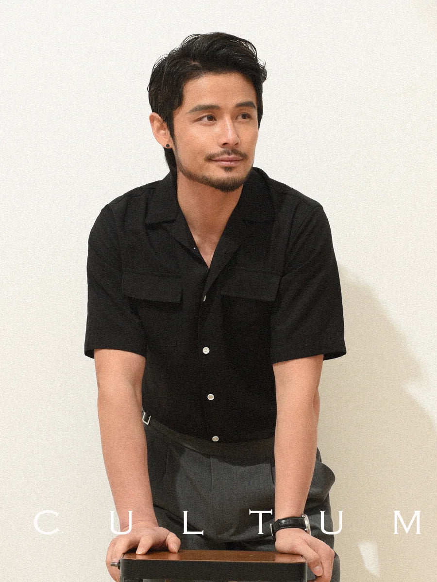 CULTUM Premium Cuban Collar Shirt Tee
