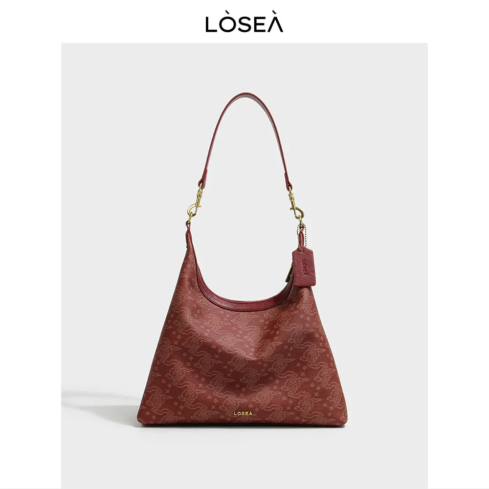 LOSEA Ruyi Moire Shoulder Premium Underarm Bag