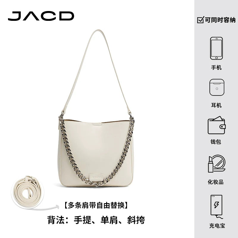 JACD Korean Version of Fashion Casual Chain Shoulder Messenger Bag