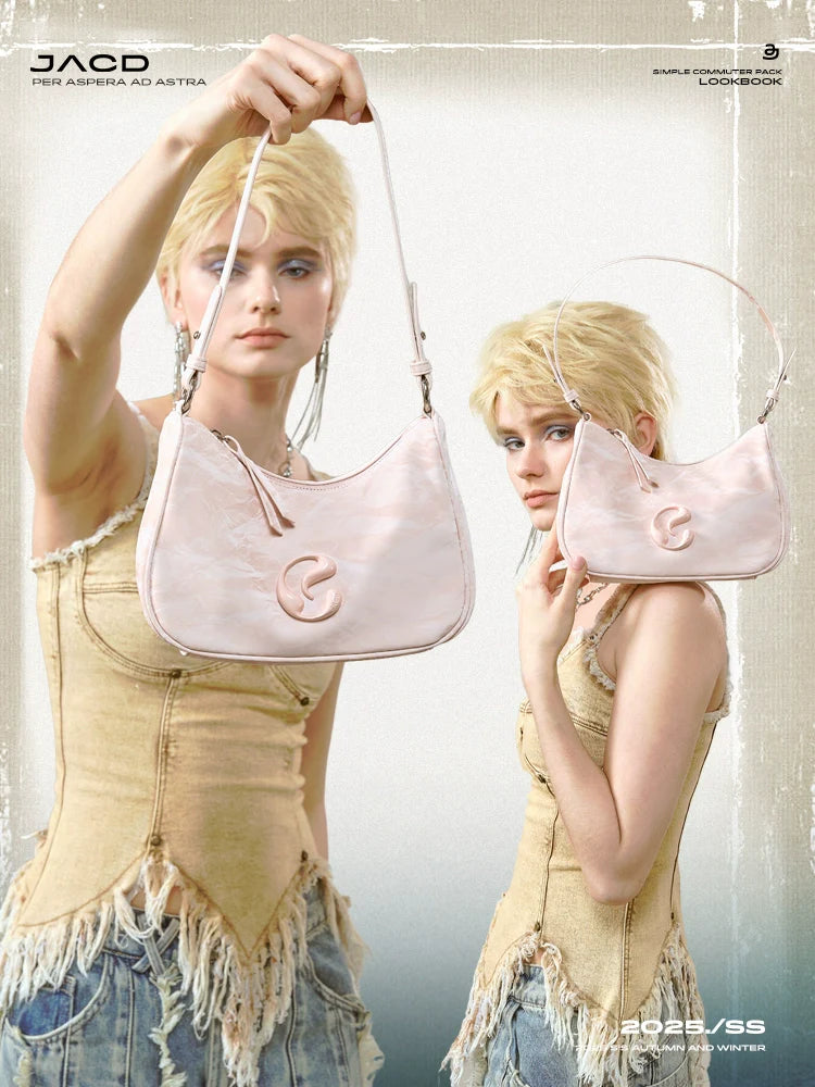 JACD Shoulder Cross Crescent Armpit Bag