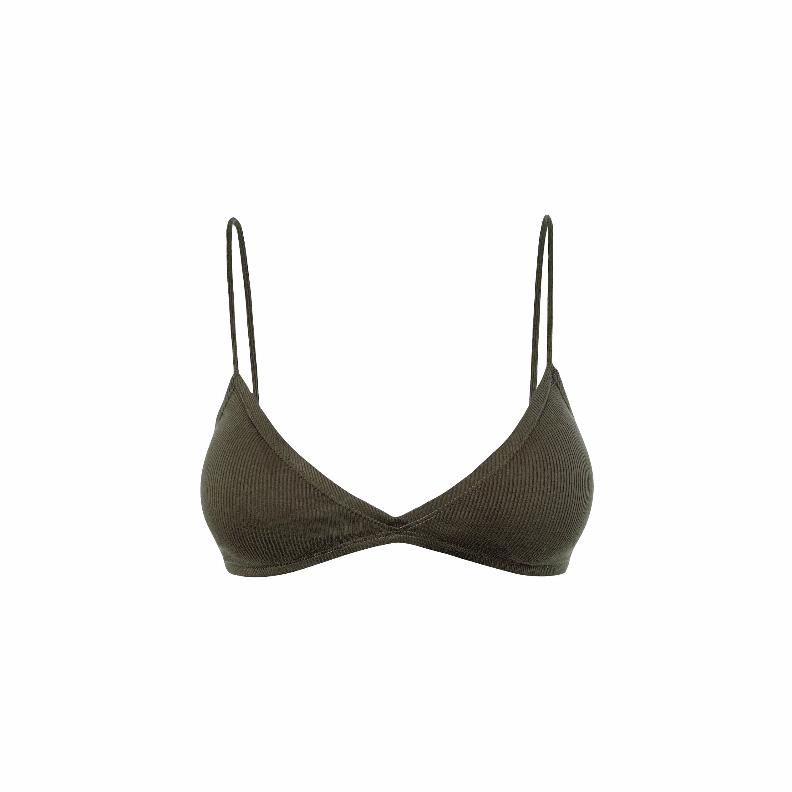 Jim Kennet Basic Knitted Bikini Adjustable Strap Swimsuit
