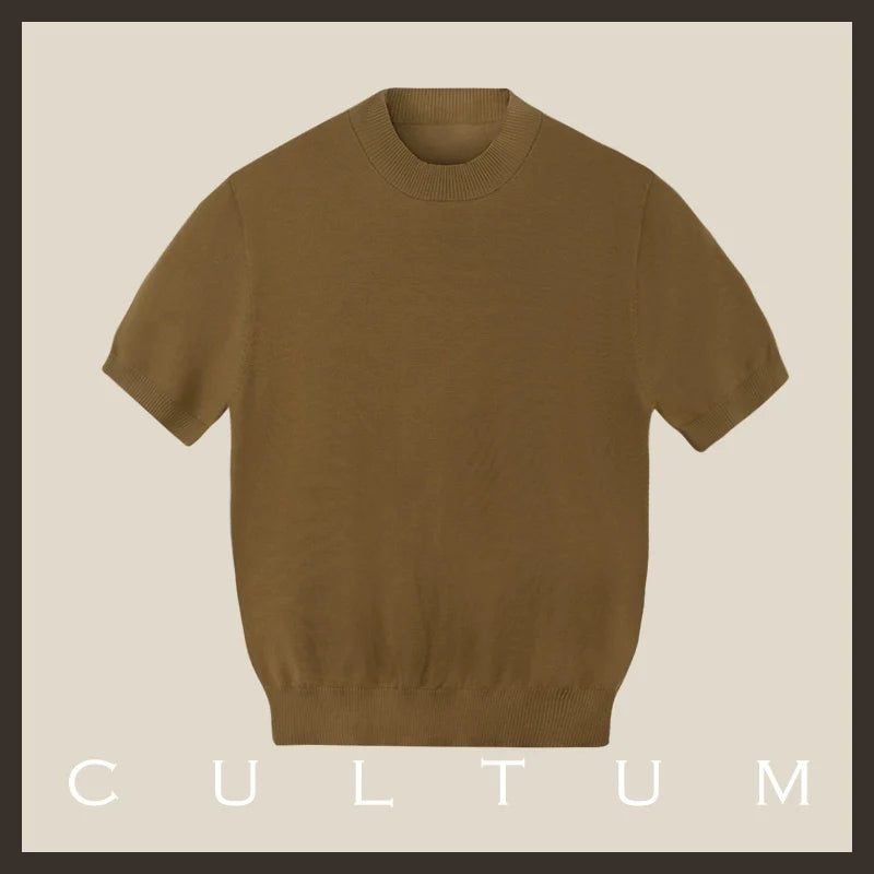 CULTUM Light Breathable Casual Knitwear Tee