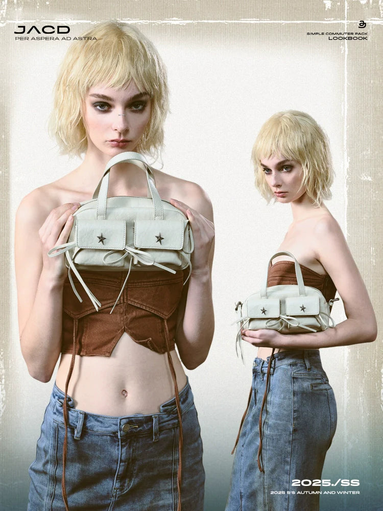 JACD Crossbody Hand Underarm Boston Bag