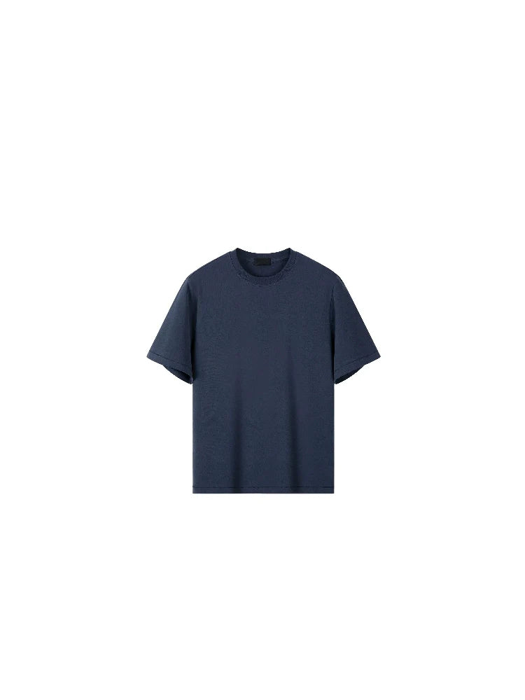 PLUS NO LOGO Cloud Velvet Single Stitch Tee
