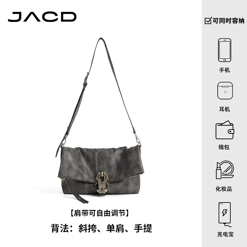 JACD Large Capacity American Rock Messenger Bag