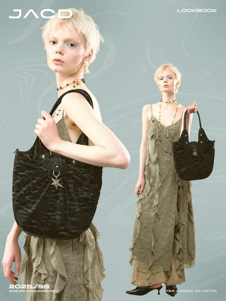 JACD Retro Armpit Large Capacity Shoulder Messenger Bag