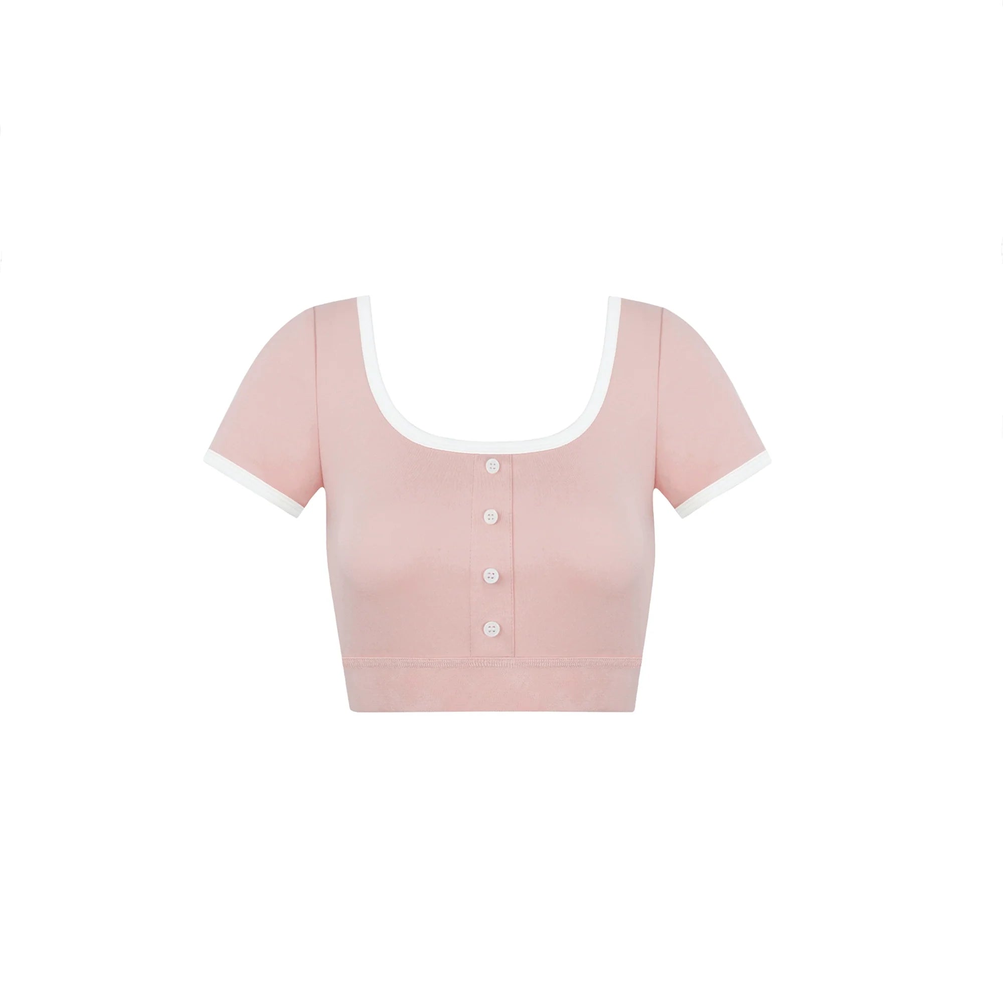 Jim Kennet Contrast U-neck Short Tee