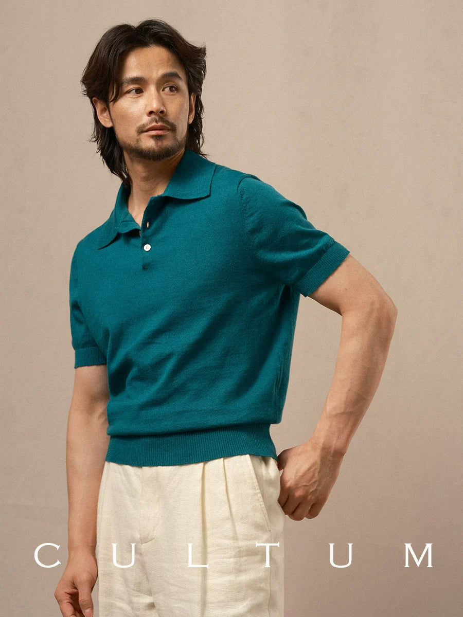 CULTUM Italian Light Short-sleeved Polo Shirt