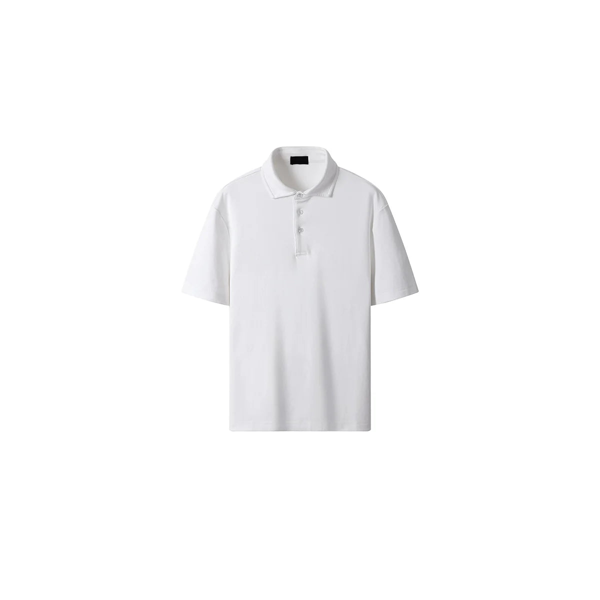 PLUS NO LOGO Casual Button Polo Shirt