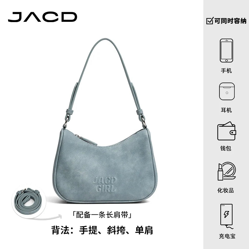 JACD Commuter Crescent Versatile Shoulder Messenger Bag