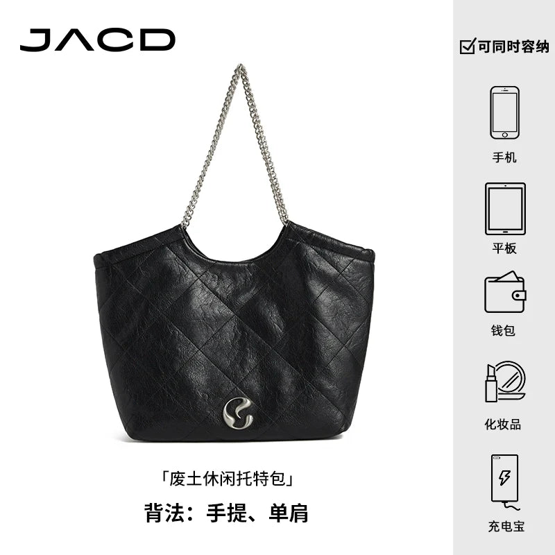 JACD Commuter Tote Bag Large Bag Shoulder Underarm Bag
