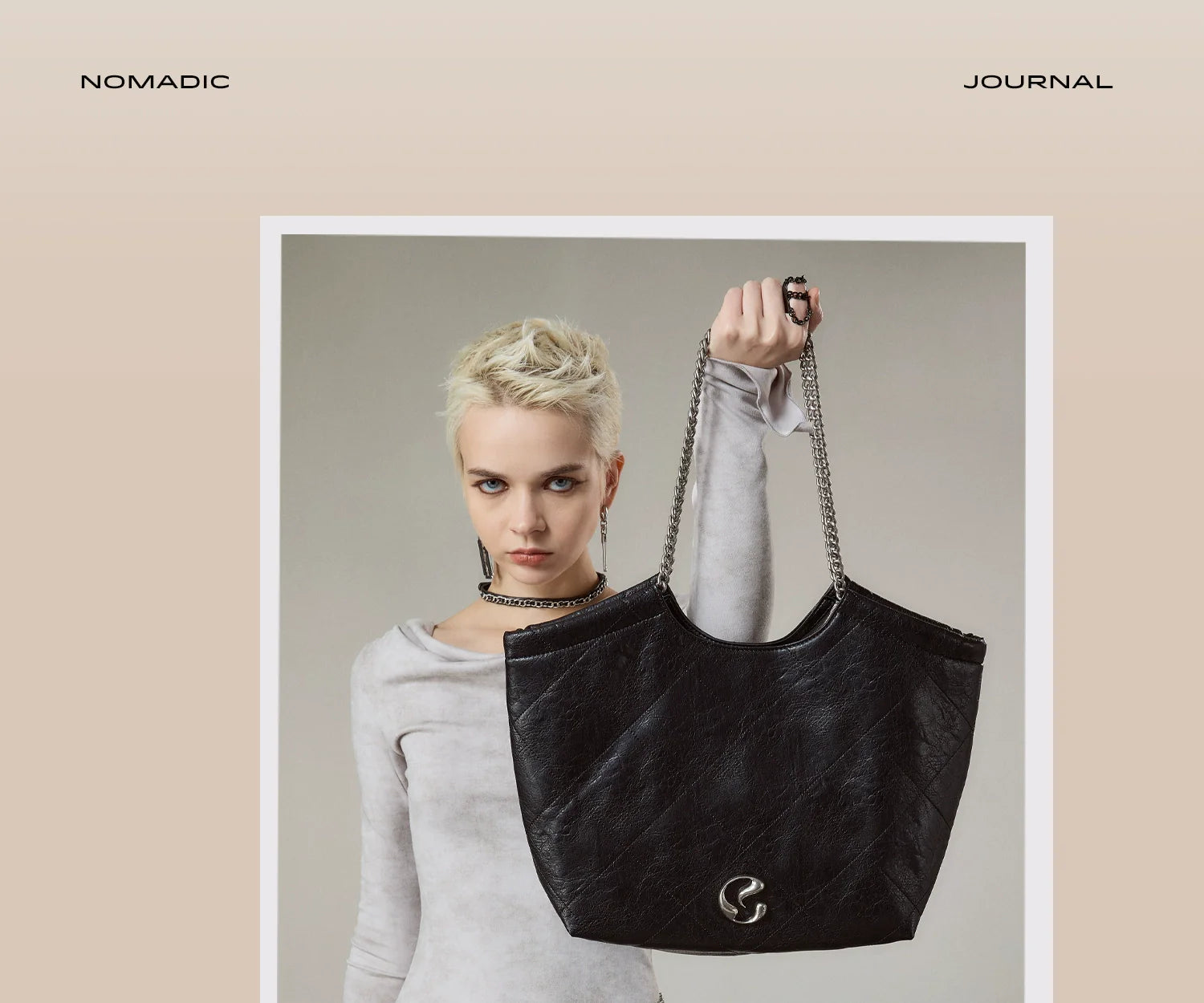 JACD Commuter Tote Bag Large Bag Shoulder Underarm Bag