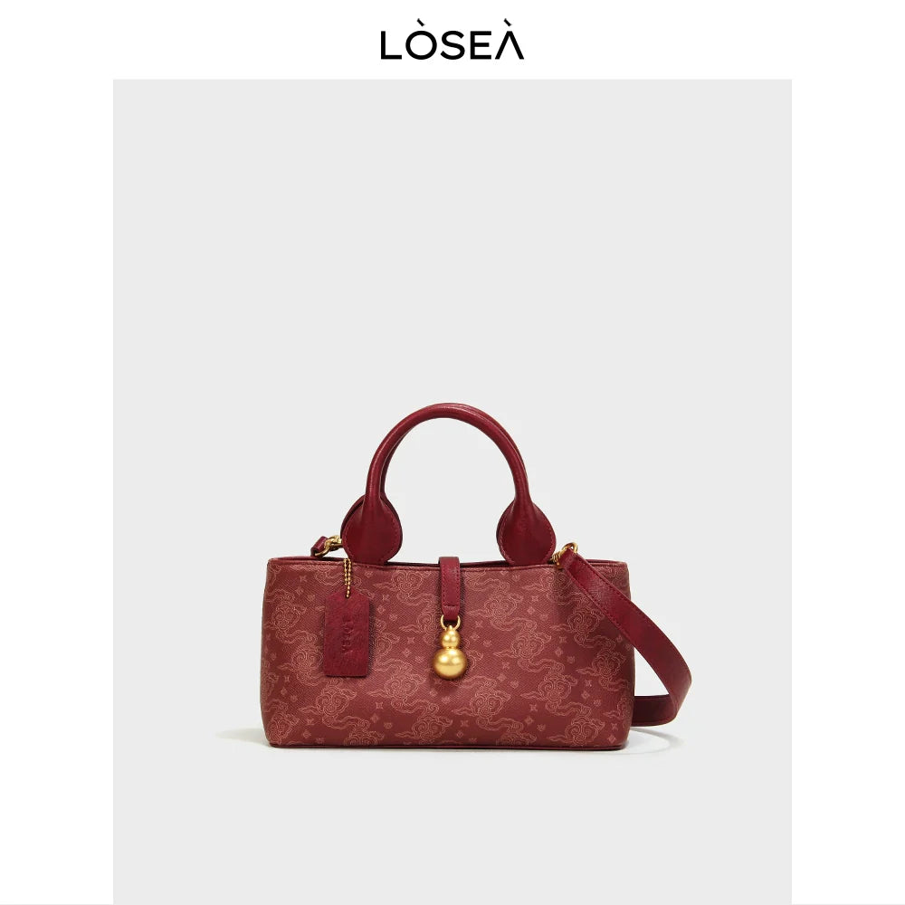 LOSEA New Chinese Ruyi Moire Concubine Bag