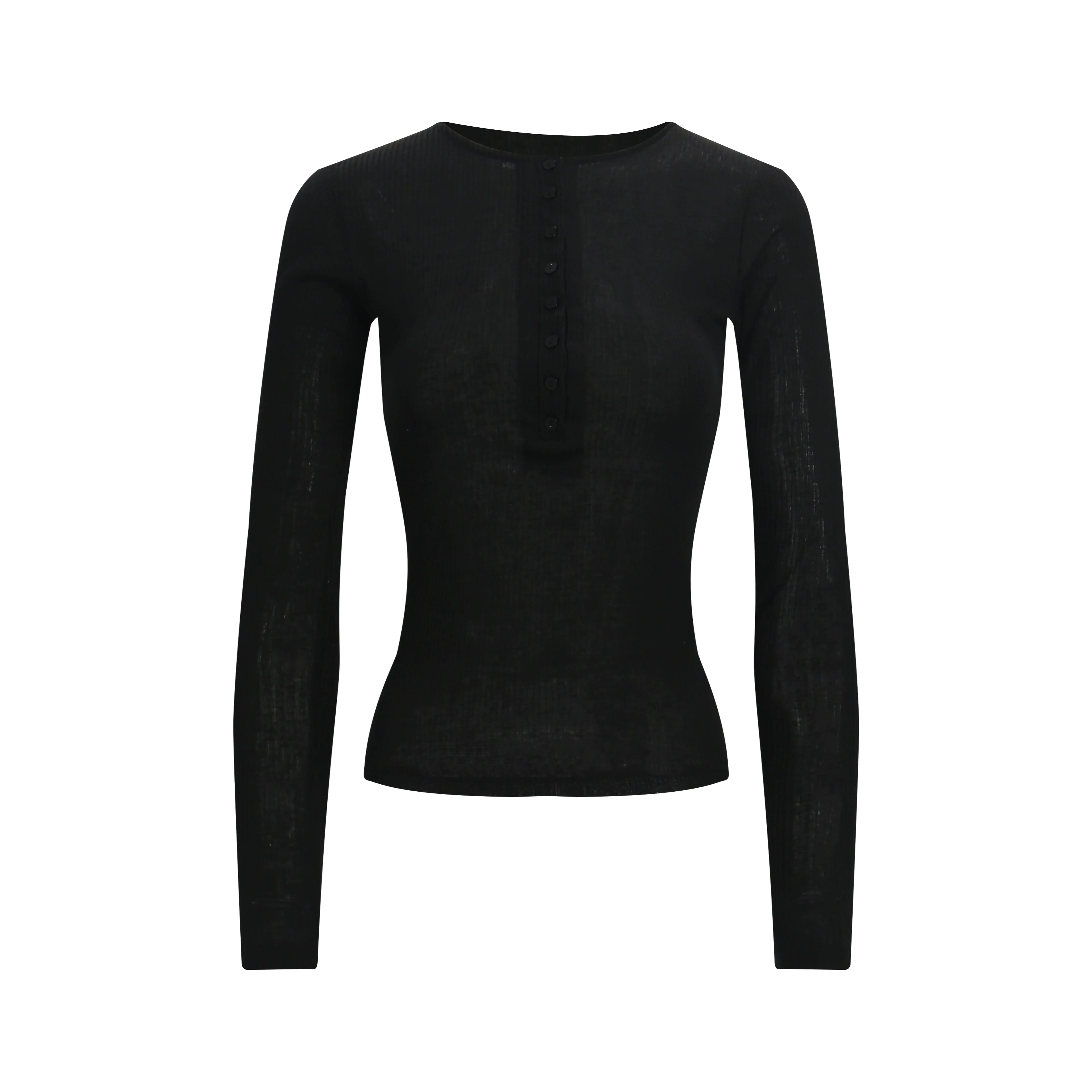Jim Kennet Slim Slim Fit Pit Striped Long Sleeve Top
