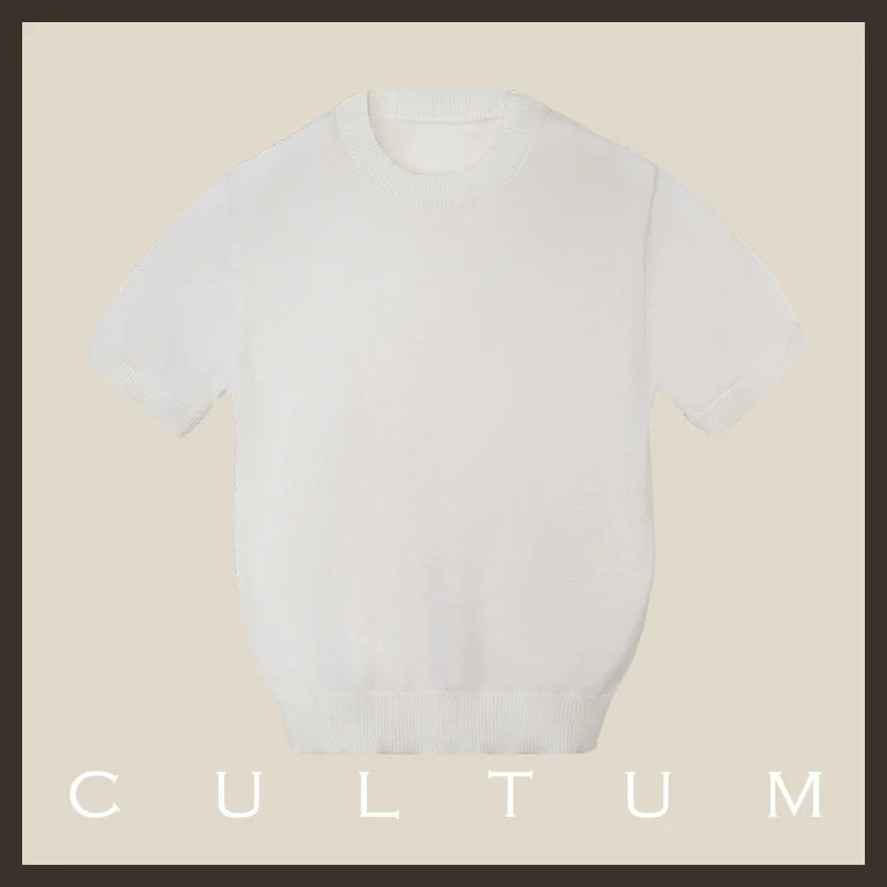 CULTUM Light Breathable Casual Knitwear Tee