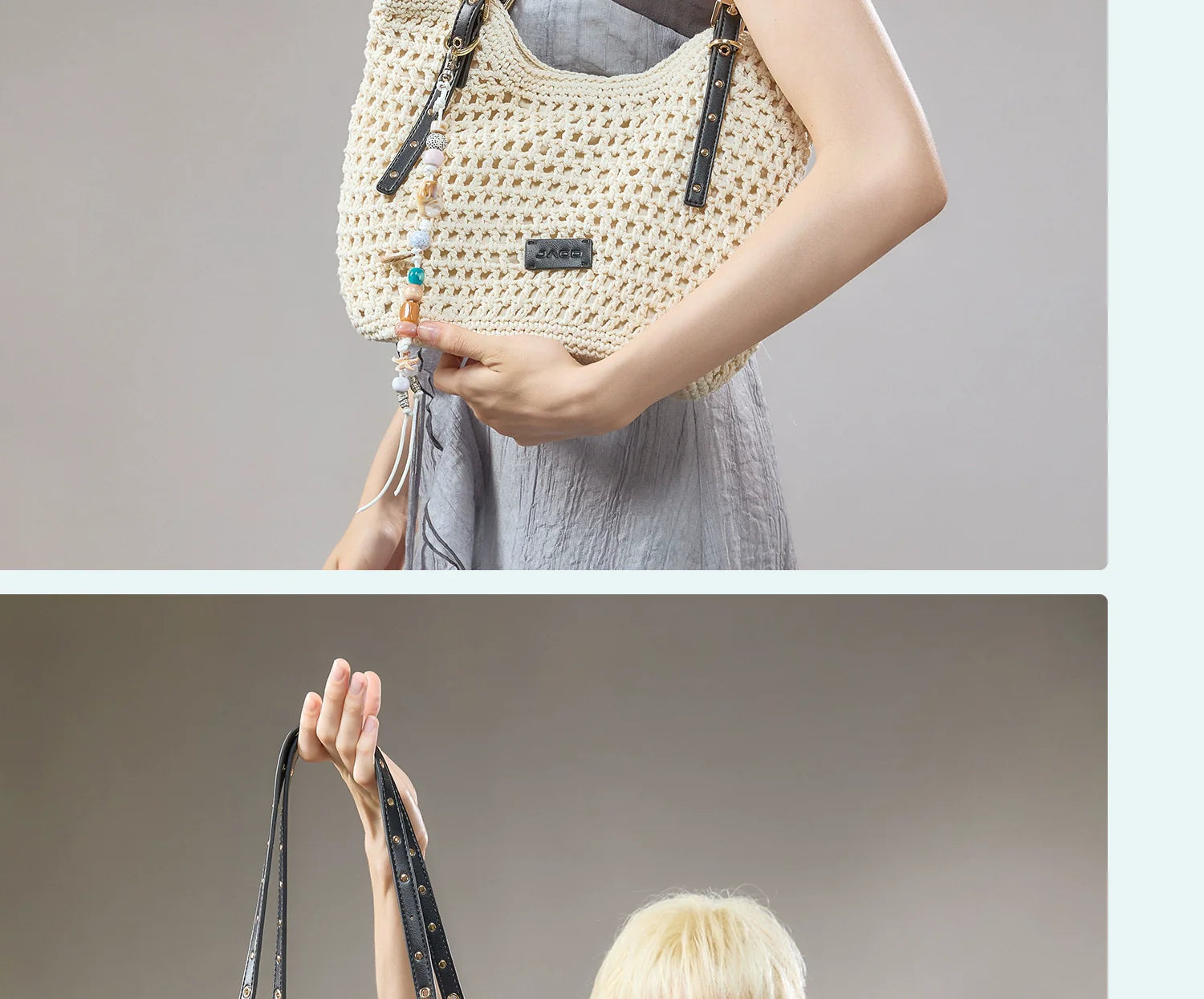 JACD Beach Holiday Woven Tote Bag