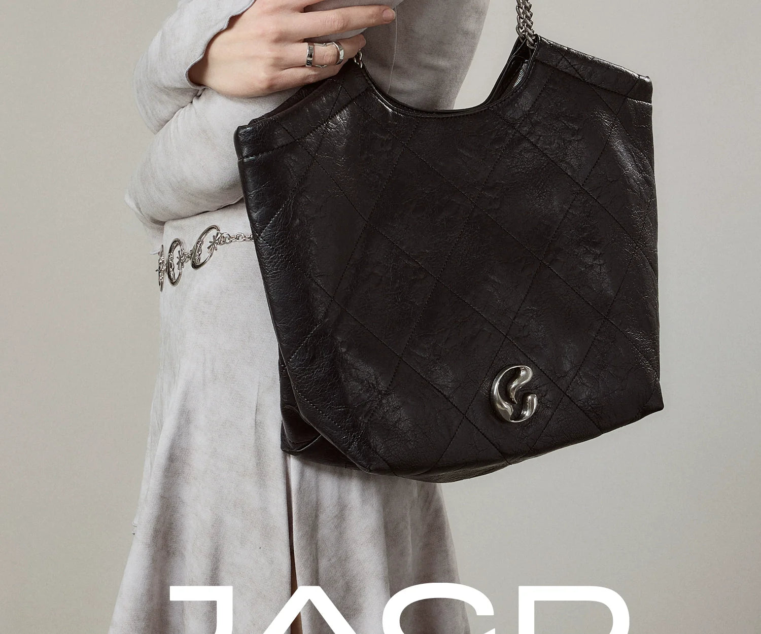 JACD Commuter Tote Bag Large Bag Shoulder Underarm Bag