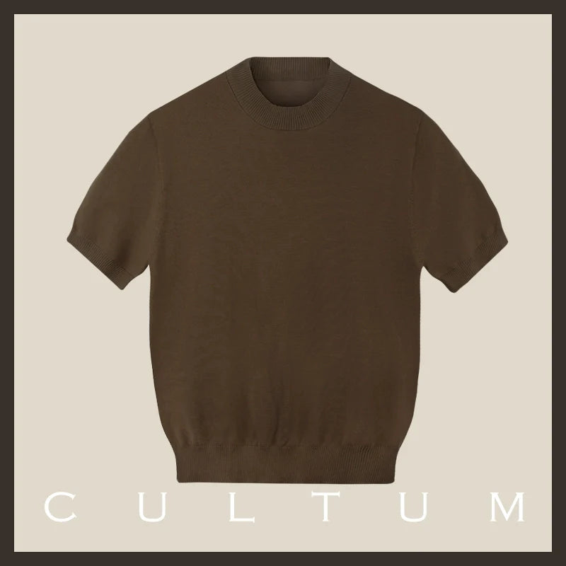 CULTUM Light Breathable Casual Knitwear Tee