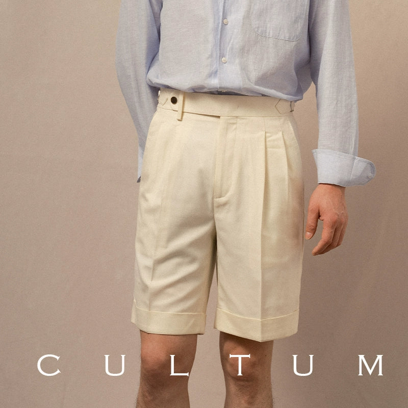 CULTUM Light Breathable Micro-elastic Retro Casual Trousers