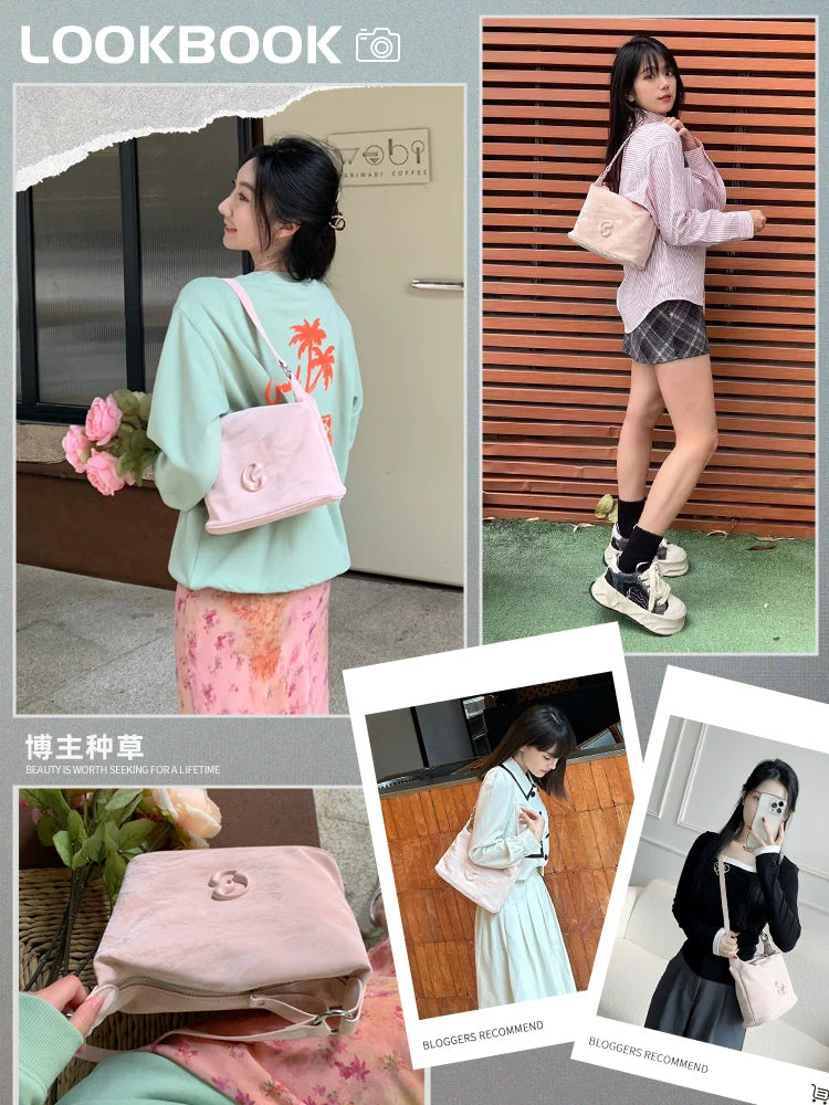 JACD Niche Underarm Bag Tote Bag Messenger Bag