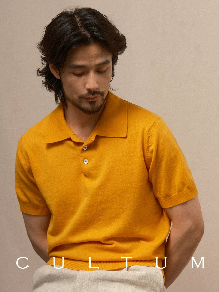 CULTUM Italian Light Short-sleeved Polo Shirt