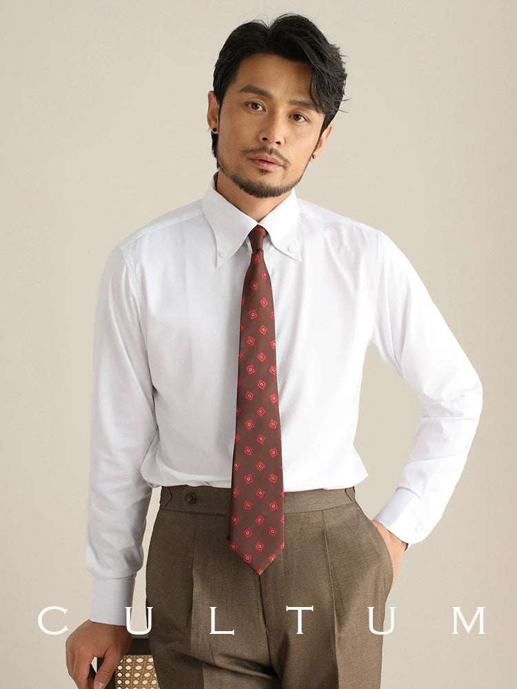CULTUM Italian Long-sleeved Non-ironing and Easy-to-care Business Casual Shirt