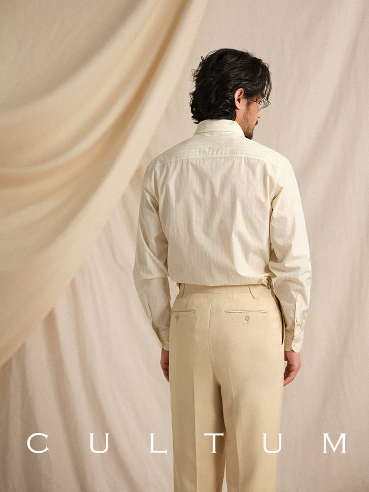 CULTUM Long Sleeve Casual Retro Shirt