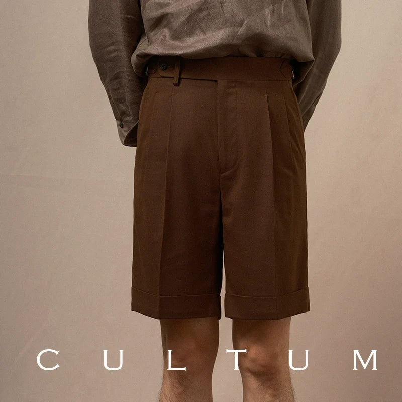 CULTUM Light Breathable Micro-elastic Retro Casual Trousers