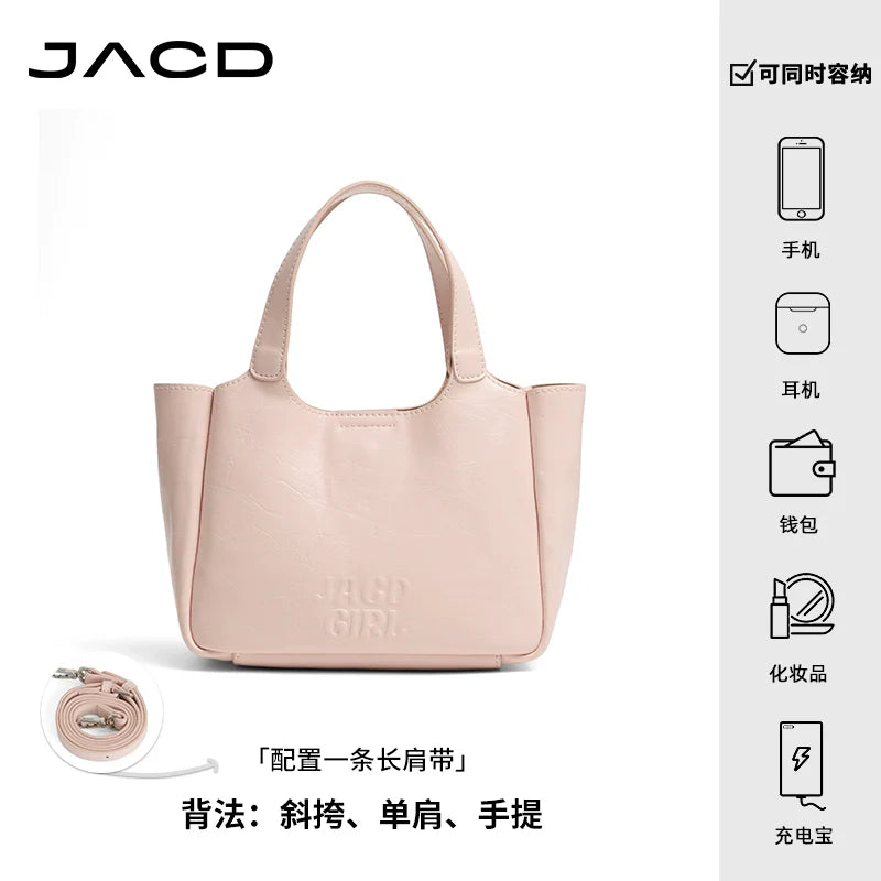 JACD Crossbody Commuter Large Capacity Bucket Bag