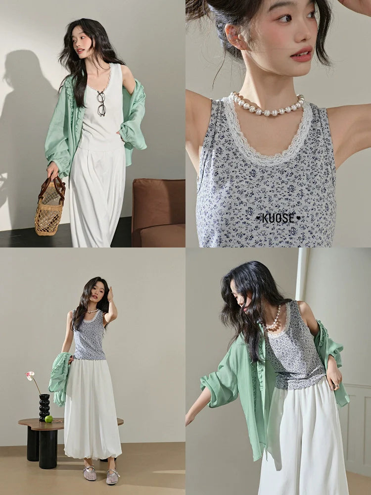 Kuose Knitted Sling Vest