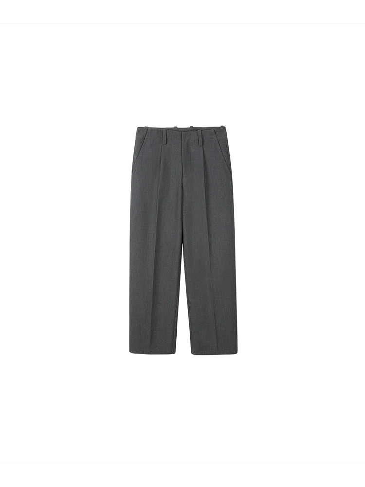 PLUS NO LOGO Commuter Loose Straight Trousers