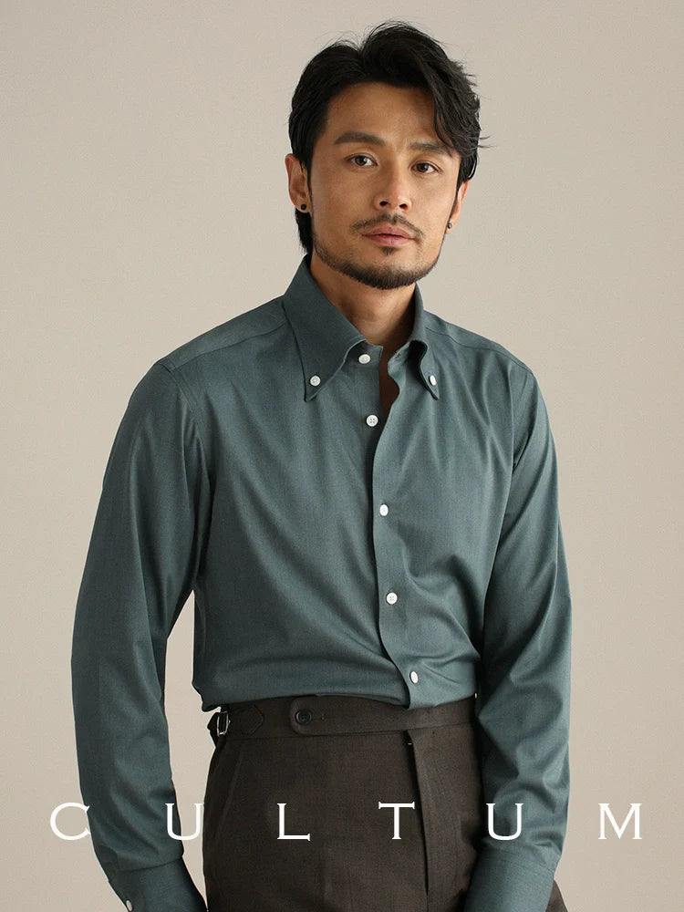 CULTUM Italian Long-sleeved Non-ironing and Easy-to-care Business Casual Shirt