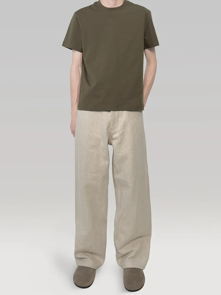 PLUS NO LOGO Casual Front Shoulder Short Sleeve Fitness Tee