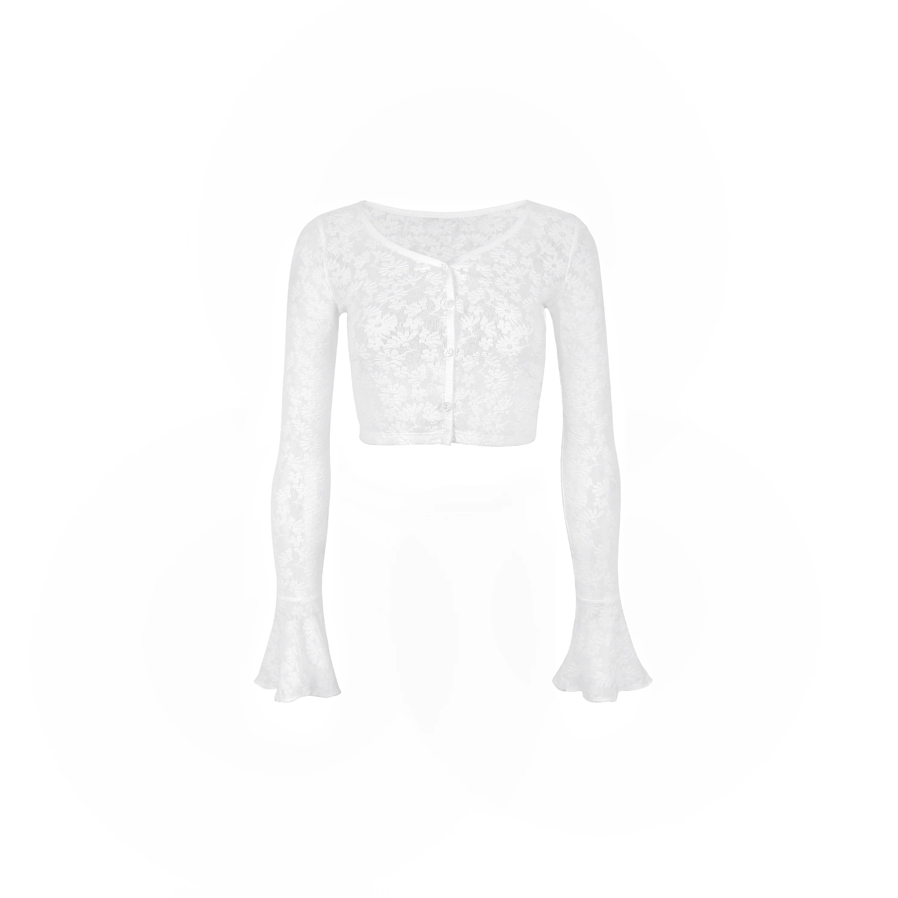 Jim Kennet Lace Stretch Jacquard Cardigan Suspender Dress Set
