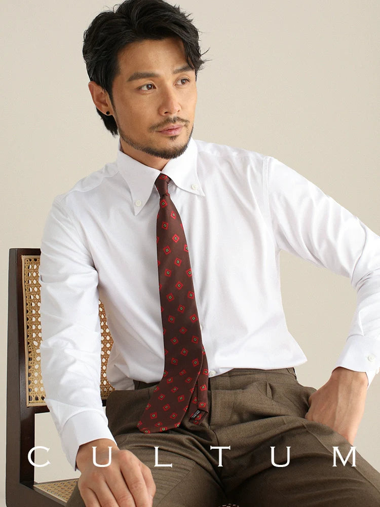 CULTUM Italian Long-sleeved Non-ironing and Easy-to-care Business Casual Shirt