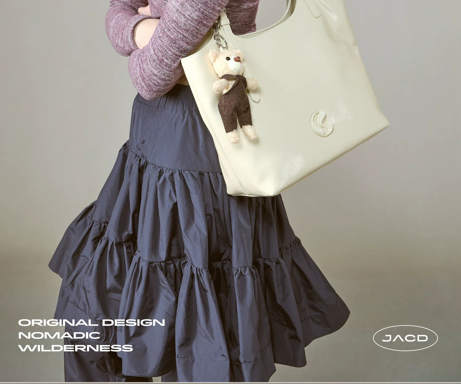 JACD Large Capacity Commuter Underarm Shoulder Bag