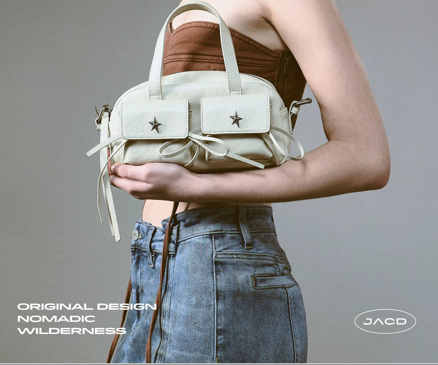 JACD Crossbody Hand Underarm Boston Bag