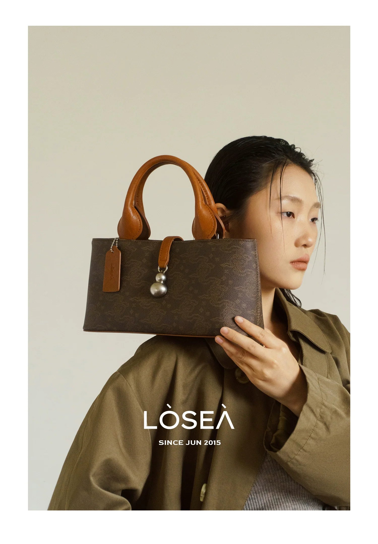 LOSEA Ruyi Cloud Pattern National Style Gourd Shoulder Bag