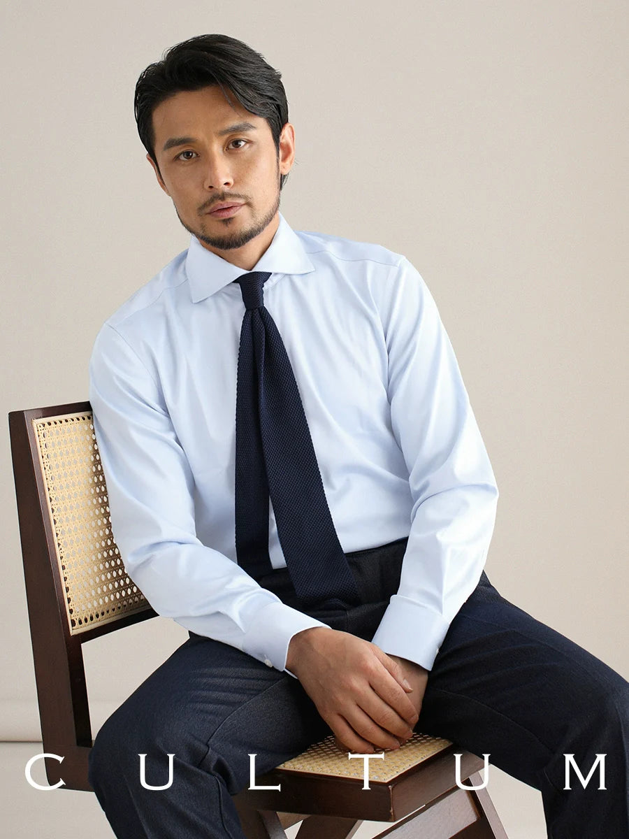 CULTUM Italian Business Casual Windsor Collar Shirt