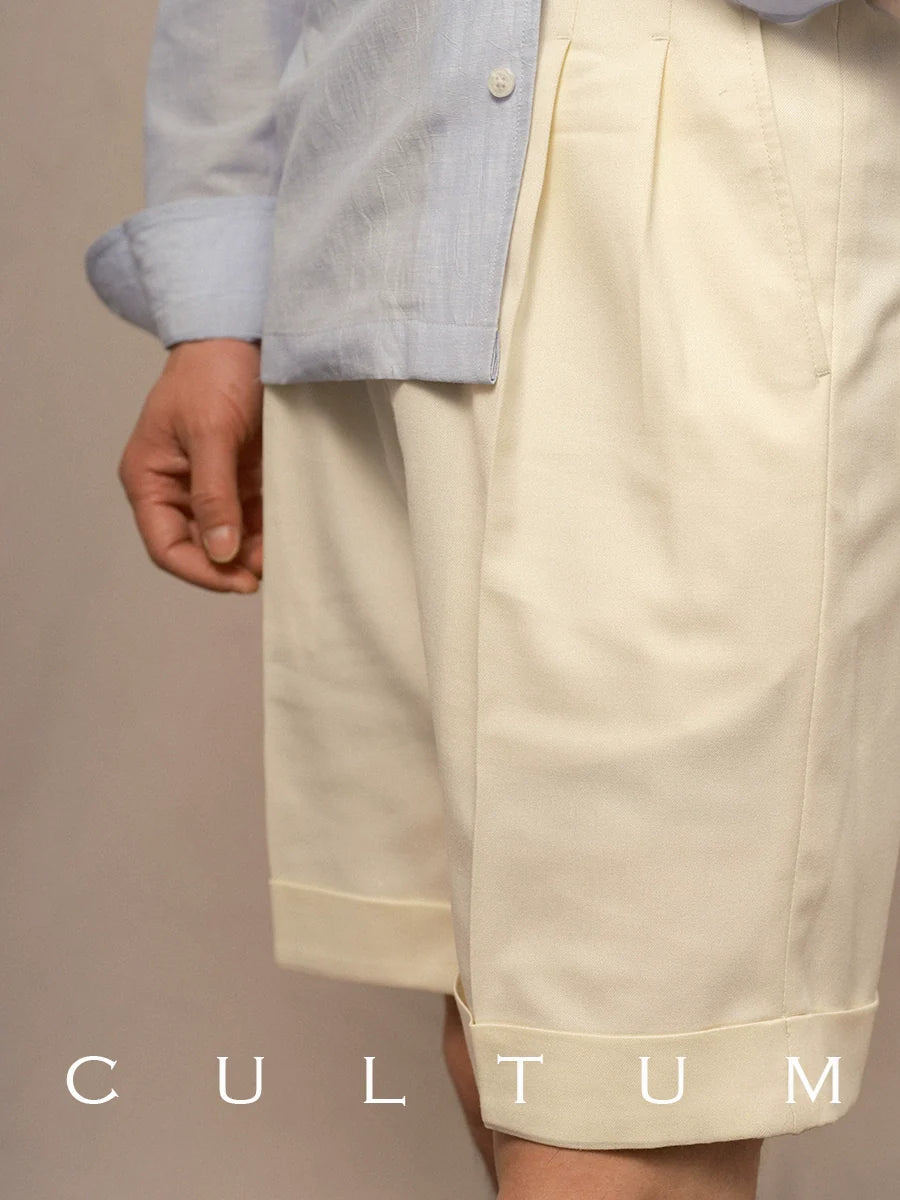 CULTUM Light Breathable Micro-elastic Retro Casual Trousers
