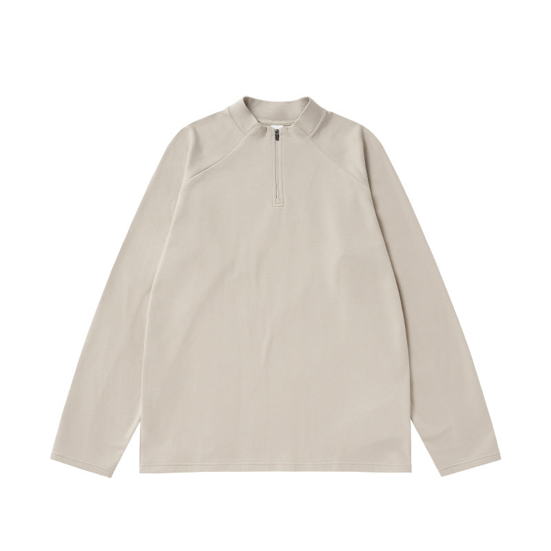 INFLATION Double-sided Fleece half zipper outdoor base shirt raglan cycling long sleeve Sweatshirt
