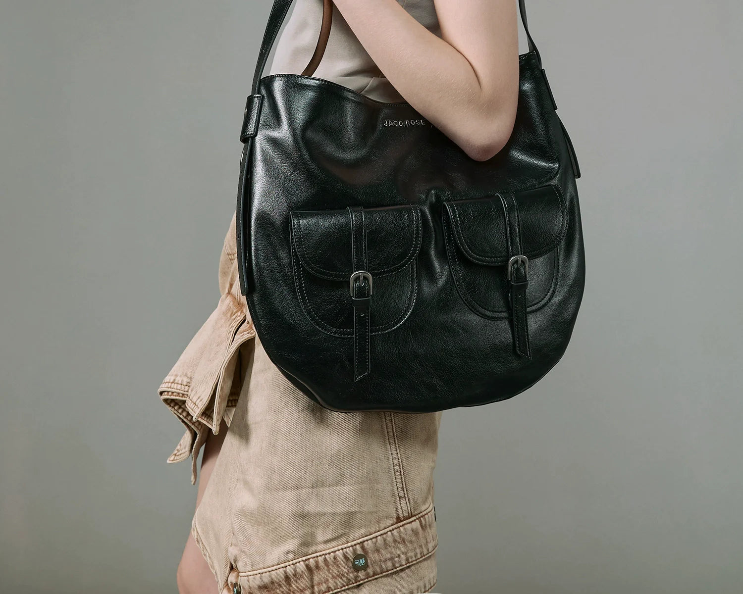 JACD Retro Commuter Large Capacity Leisure Tote Bag