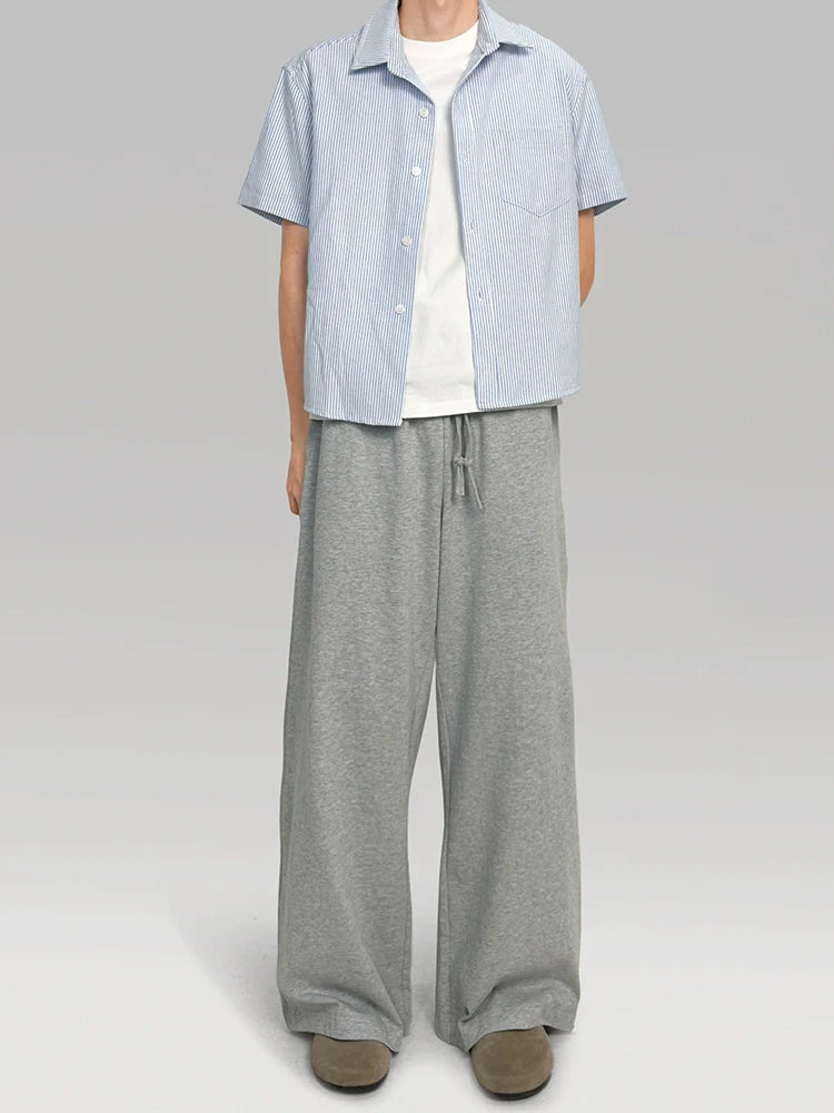 PLUS NO LOGO Striped Short Sleeve Shirt